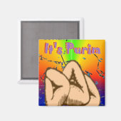 Purim Magnet (Voorkant / Achterkant)