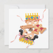 Purim Mask en Cookies Uitnodiging (Voorkant)