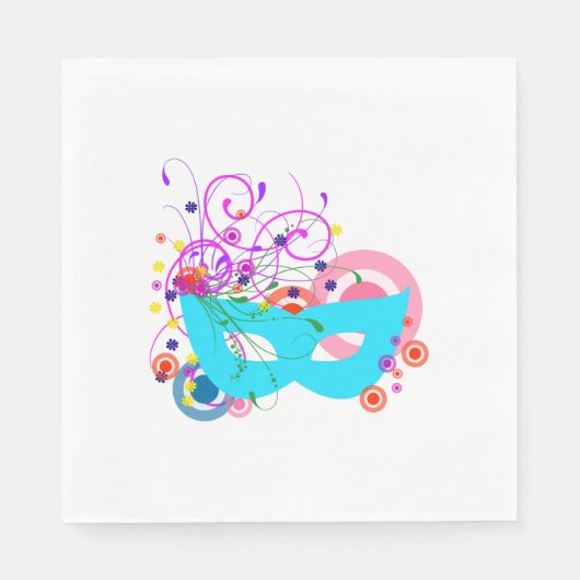 Purim Mask Servetten (Voorkant)