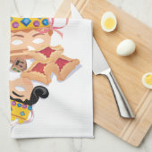 Purim Masker en Cookies Theedoek (Quarter Fold)