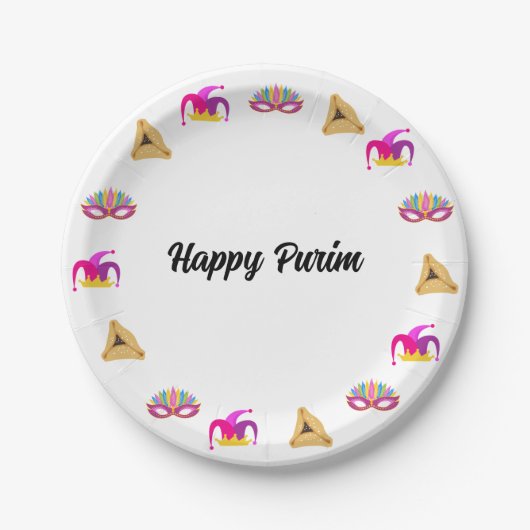Purim Masquerade Pet en Hamentashen Paper Bord (Voorkant)