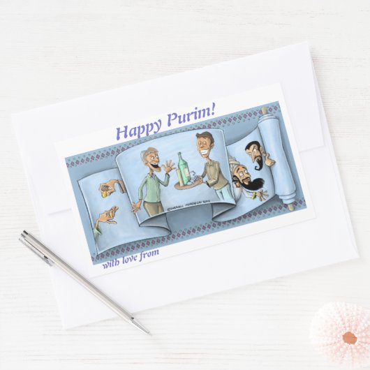 Purim Megillah sticker (Envelop)