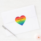 Purim Mishloach Manos Shalach Manot Hart Sticker (Envelop)
