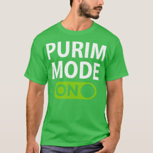 Purim Mode op Grappig Purim Festival kostuum T-shirt