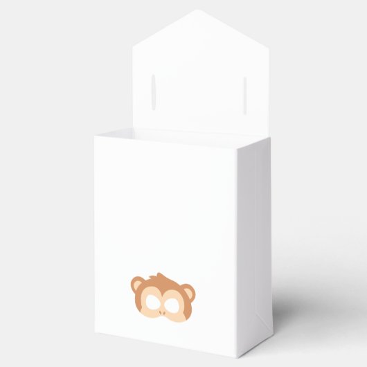 Purim monkey masker gemaskerd kostuum bedankdoosjes (Geopend)