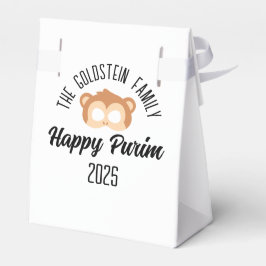 Purim monkey masker gemaskerd kostuum bedankdoosjes