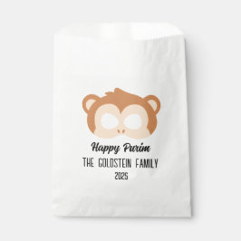 Purim monkey masker gemaskerd kostuum bedankzakje