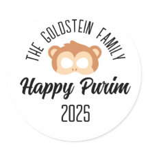 Purim monkey masker gemaskerd kostuum