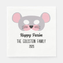 Purim muismasker gemaskerd kostuum