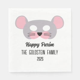 Purim muismasker gemaskerd kostuum servet