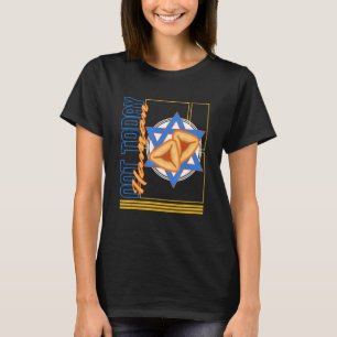 Purim Nee Vandaag Haman Hamantash Joodse Kostuum P T-shirt