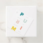 Purim Pastels Bedankjes Labels (In situ)