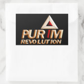 Purim Rechthoekige Sticker (Tas)