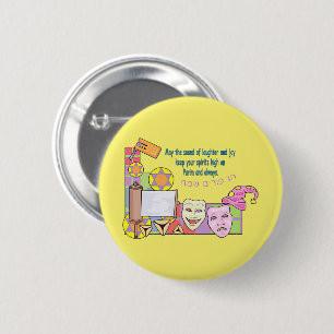 Purim Ronde Button 5,7 Cm