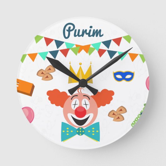 purim ronde klok (Voorkant)