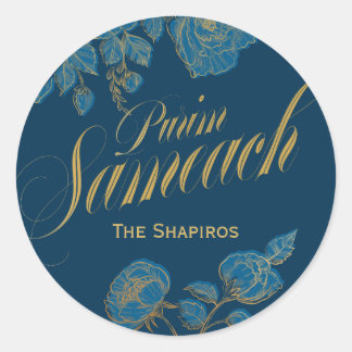 Purim Sameach elegante labels voor mishloach manot