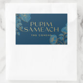 Purim Sameach sticker labels voor mishloach manot (Tas)