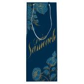 Purim Sameach wijn cadeau tas voor mishloach manot Cadeautas (Achterkant)