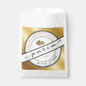 PURIM Script PurimBags met goud TOEPASSEN Bedankzakje (Voorkant)