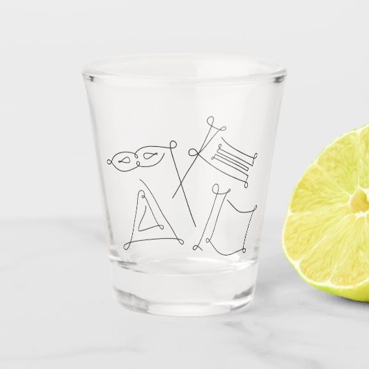 Purim Shot Glas (Voorkant)