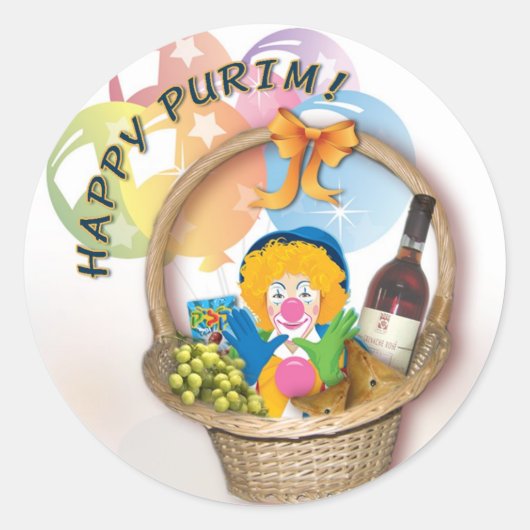Purim Sticker (Voorkant)