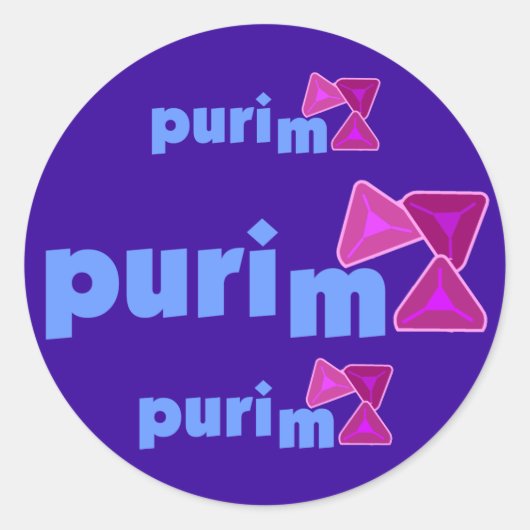 Purim Stickers (Voorkant)