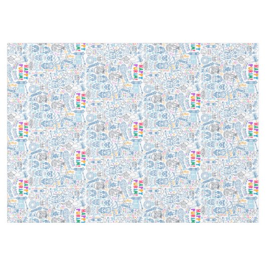 Purim Table Cloths - Drie verschillende grootten - Tafelkleed (Voorkant (Horizontaal))