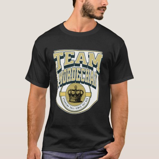 Purim Team Mordechai Kostuum Joodse Viering Par T-shirt (Voorkant)