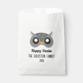 Purim uil masker gemaskerd kostuum bedankzakje