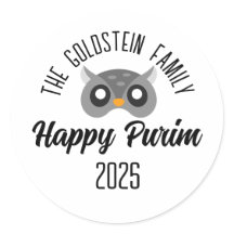 Purim uil masker gemaskerd kostuum