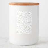 Purim Voedselcontainer Etiket (Voorkant)