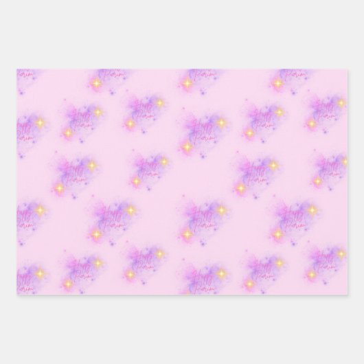 Purim Wrapping Paper Flat Sheet Set van 3 (Voorkant 2)