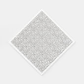 Purim Zwarte en Witte Servetten (Hoek)