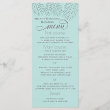 Purisblauw met romantische koraalkalligrafie