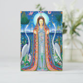 Purissima, Mother Most Pure, 1927 door Joseph Stel Bedankkaart (Staand voorkant)