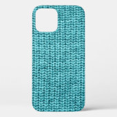 Puristische blauwe textuur Case-Mate iPhone case (Achterkant)