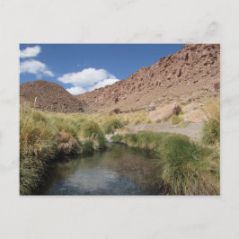 Puritama Hot Springs, Atacama woestijn, Chili Briefkaart