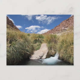 Puritama Hot Springs, Atacama woestijn, Chili Briefkaart