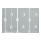 PURITAN GRAY Arrow-patroon Kussensloop (Voorkant)