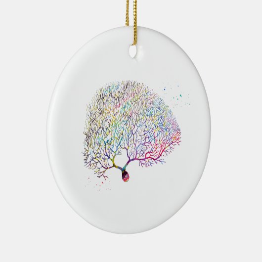 Purkinje Neuron Keramisch Ornament (Rechts)
