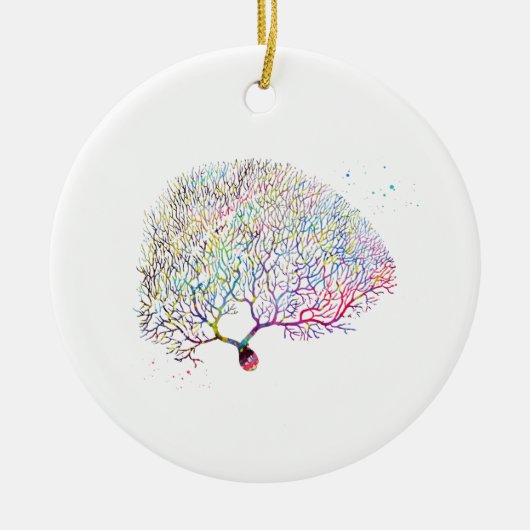 Purkinje Neuron Keramisch Ornament (Voorkant)
