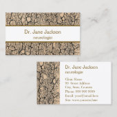  Purkinje Neuron Tekening Neuroloog Dokter Visitekaartje (Voorkant / Achterkant)