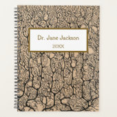 Purkinje Neuron Tekening - Neuroloog Planner (Voorkant)