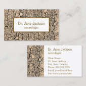 Purkinje Neuron Tekening - Neuroloog Visitekaartje (Voorkant / Achterkant)