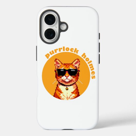 Purlock Holmes Cat iPhonecase Case-Mate iPhone Case (Achterkant)