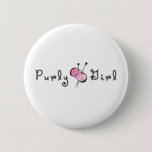 Purly Girl Ronde Button 5,7 Cm (Voorkant)