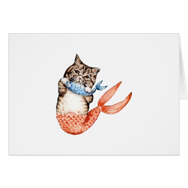Purmaid Cat Mermaid (Voorkant Horizontaal)