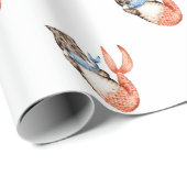 Purmaid Cat Mermaid Cadeaupapier (Rol Hoek)