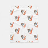 Purmaid Cat Mermaid Fleece Deken (Voorkant)