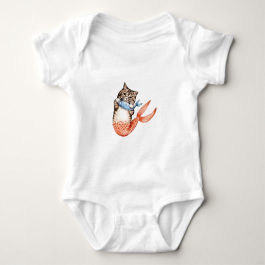 Purmaid Cat Mermaid Romper (Voorkant)